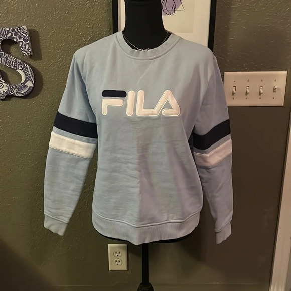 Blue FILA Crew Neck - Picture 1 of 5